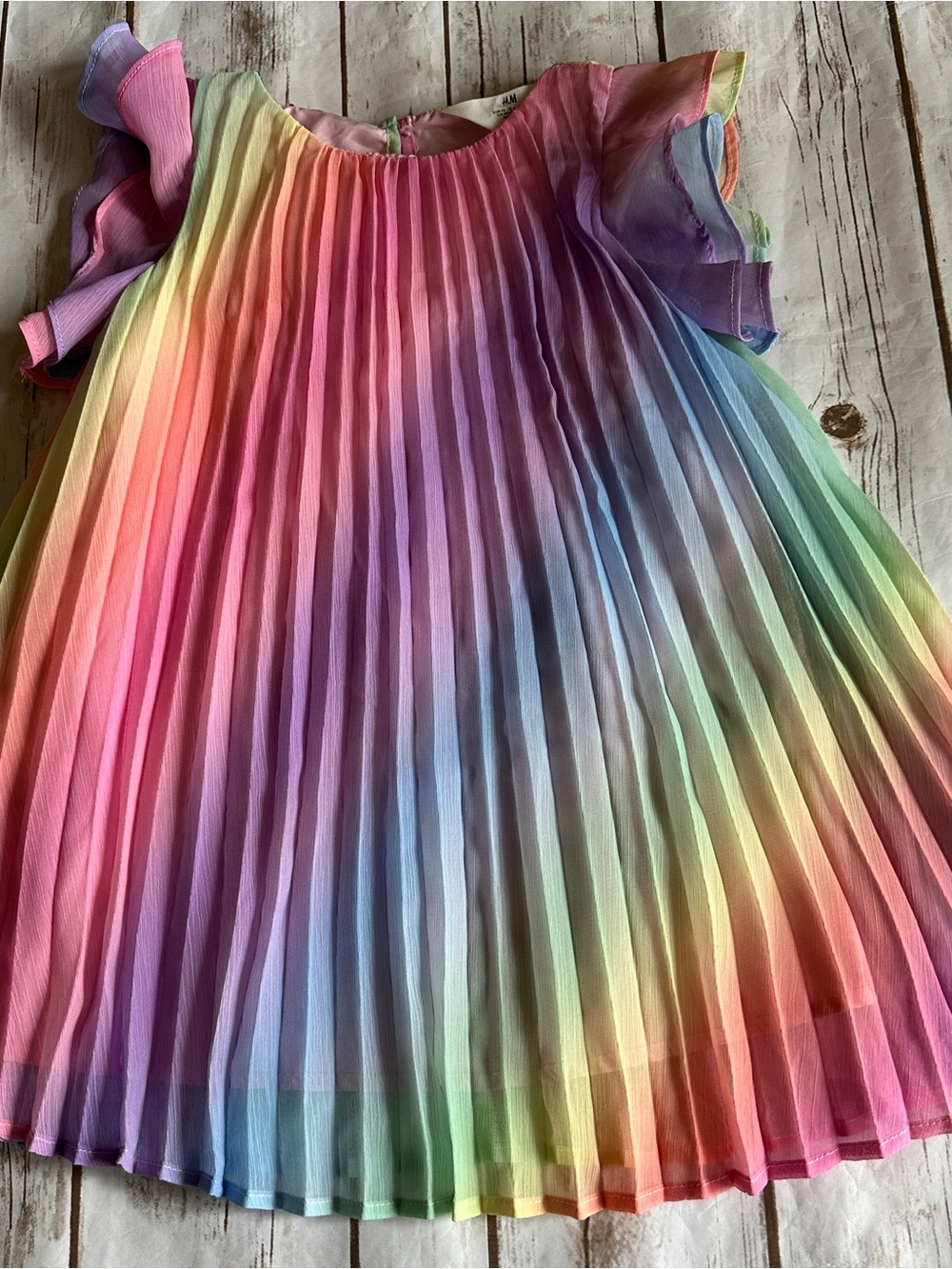 H&M rainbow dress